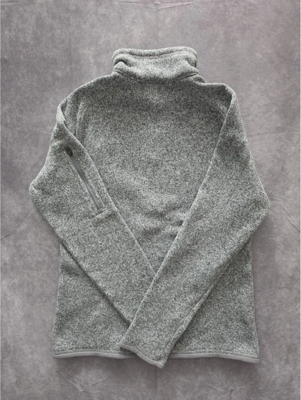 Patagonia Better Sweater 1/4 Zip Fleece Pullover Women's Medium Gray Jacket